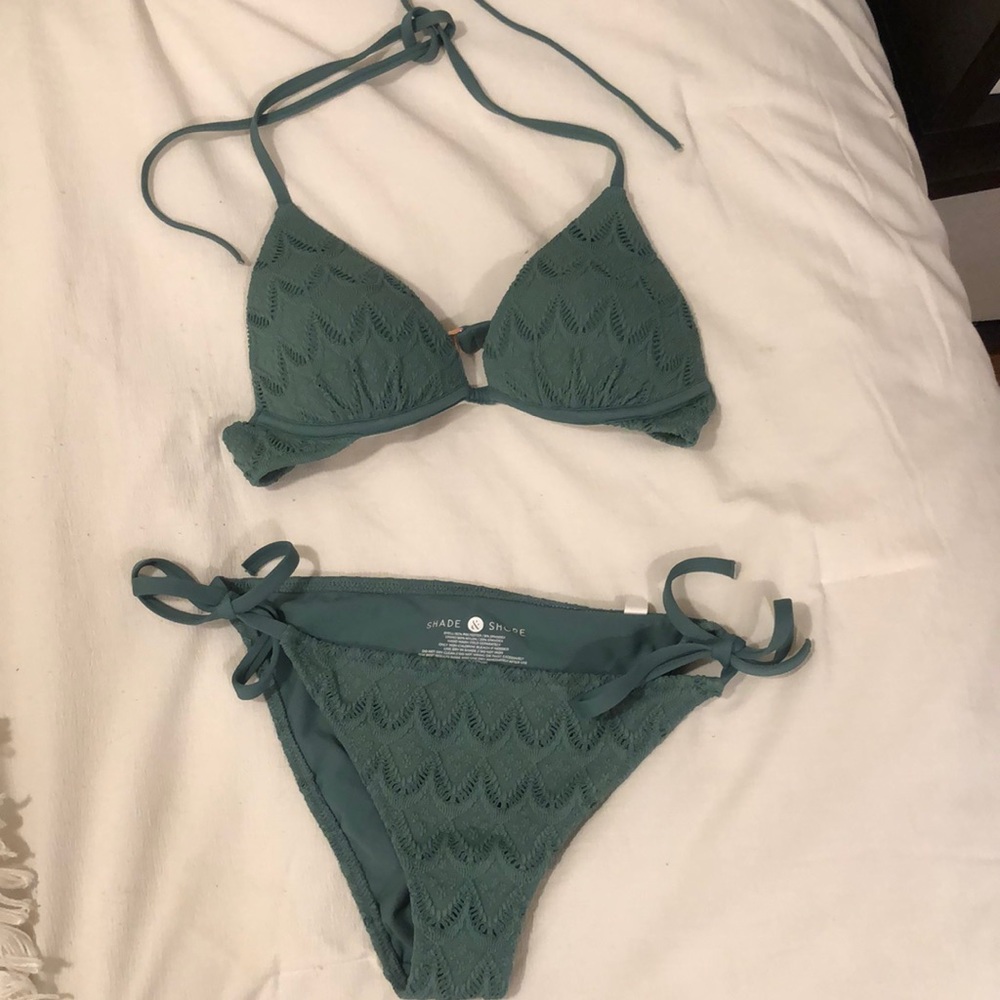 Teal/green Shade&Shore bikini set from Target